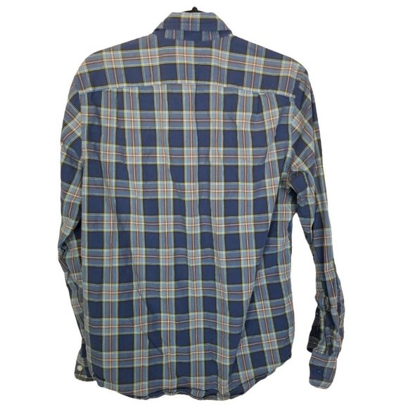 J. Crew Mens S Blue Plaid Long Sleeves Button Down - Picture 8 of 8